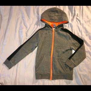 Boys Athletic Zip-up Sweater